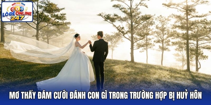 Mơ thấy đám cưới đánh con gì trong trường hợp bị huỷ hôn
