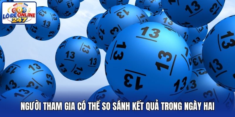Người tham gia có thể so sánh kết quả trong ngày hai